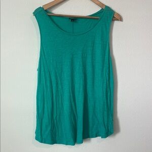 TORRID Green Cotton Tank Top